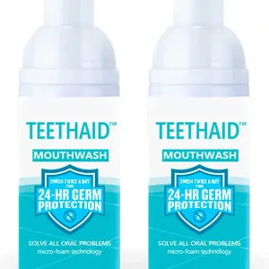 | Teeth Whitening Toothpaste & Mouthwash | Whitener Travel & Kids Toothpaste | Fluoride Free for Adults | Tooth Repair Kit Similar to His Smile & My Smile
