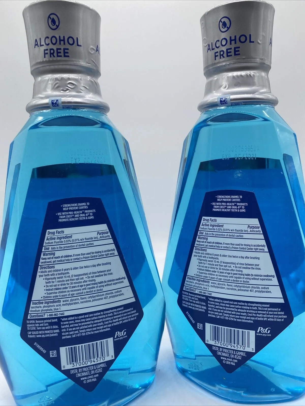 (2) Crest Pro-Health Advanced  Extra Deep Clean Mouthwash 33.8oz Fluoride