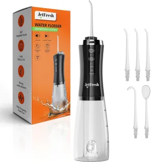 350ML Cordless Water Flosser for Teeth Pick – 2 Modes and 12 Pressures Portable Dental Oral Irrigator Water Flosser Rechargeable IPX7 Large Tank Electric Waterflosser for Home Travel New 2025 Design