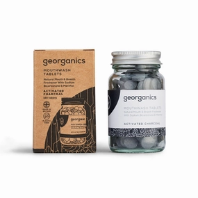 Activated Charcoal Mouthwash Tablets from Georganics