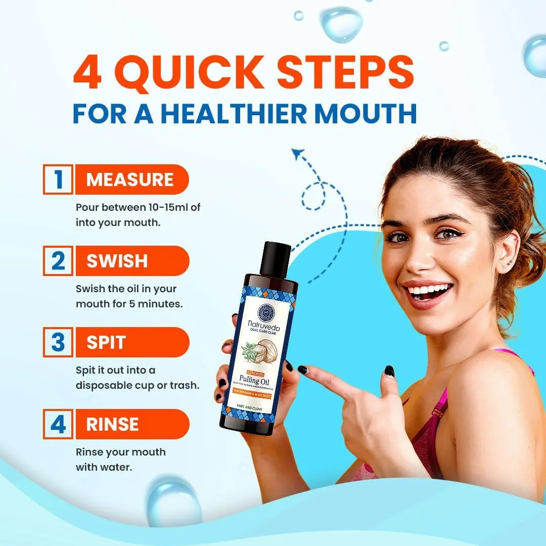 Advanced Coconut Oil Pulling Mouthwash - 20 oz | Extra Virgin Coconut Oil | Naturally Whitens Teeth & Supports Healthy Gums | Chemical-Free | USA-Based Supplier | Mint Fresh (Pack of 2)
