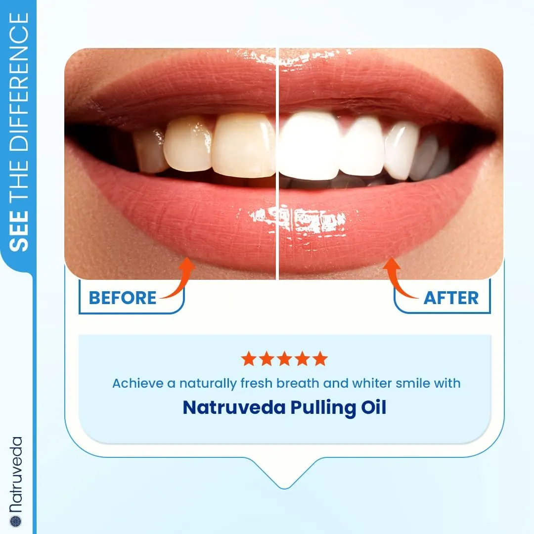 Advanced Coconut Pulling Oil for Oral Care – 3 Pack Family Size (8 oz Each) USA-Based Seller, Lab Tested, Coconut Oil Pulling Mouthwash – No Tongue Scraper Included