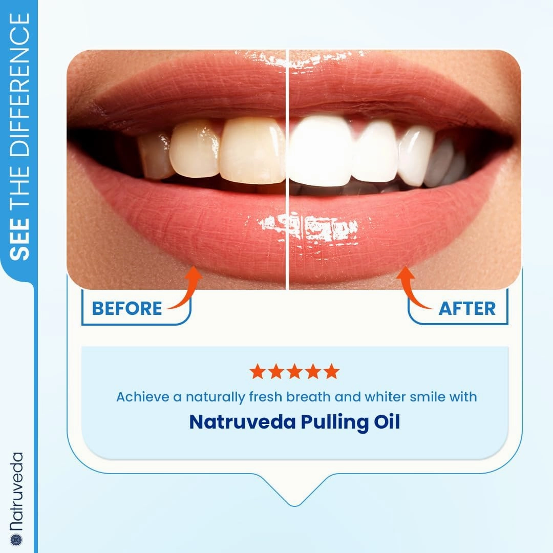 Advanced Coconut Pulling Oil for Oral Care – 3 Pack Family Size (8 oz Each) USA-Based Seller, Lab Tested, Coconut Oil Pulling Mouthwash – No Tongue Scraper Included