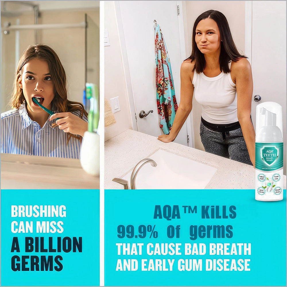 AQA™ NEW TEETH Mouthwash - Solve all Oral Problems