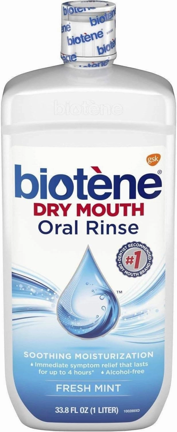 Biotene Dry Mouth Mouthwash 33.80 oz (Pack of 4)