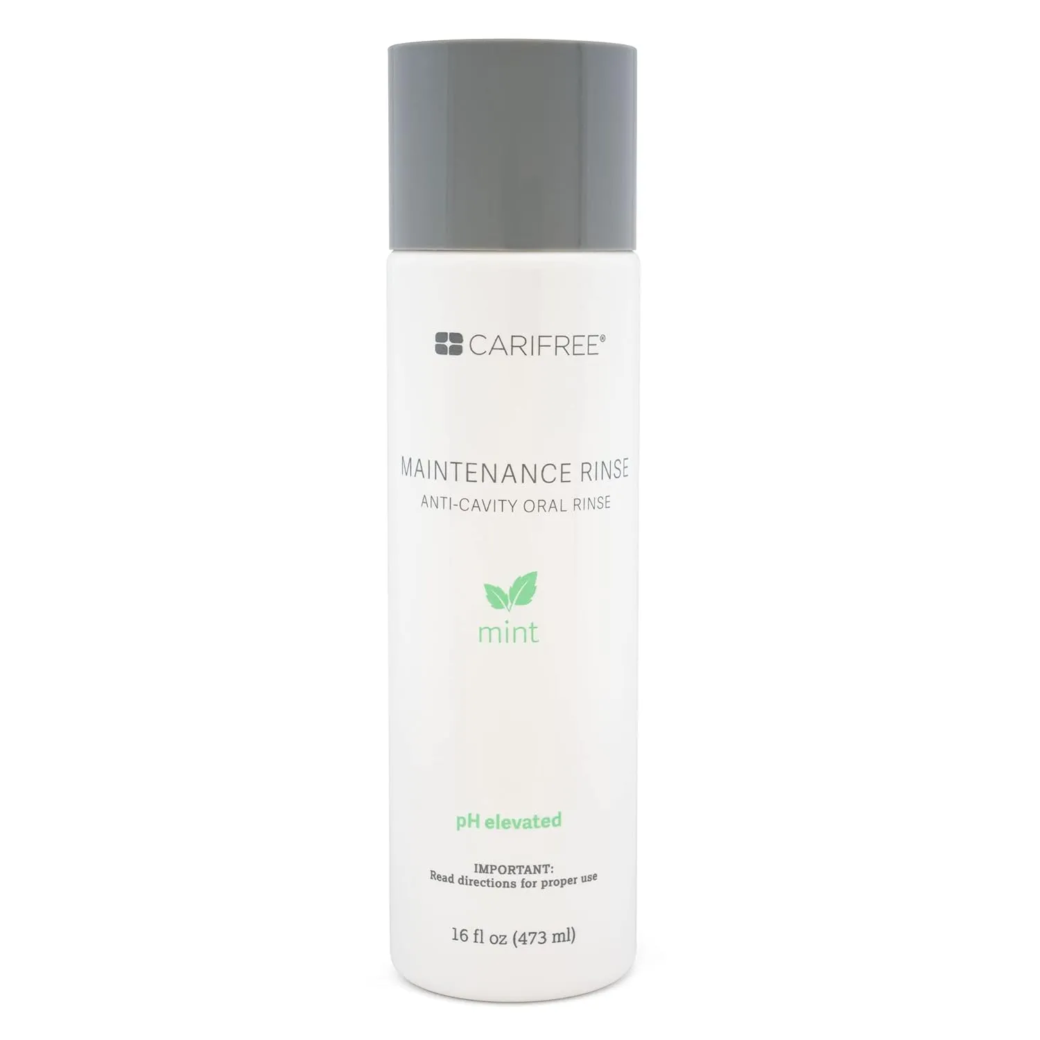 CariFree Maintenance Rinse (Mint): Fluoride Mouthwash | Dentist Recommended Anti-Cavity Oral Care | Neutralizes pH | Freshen Breath | Cavity Prevention (1-Pack)