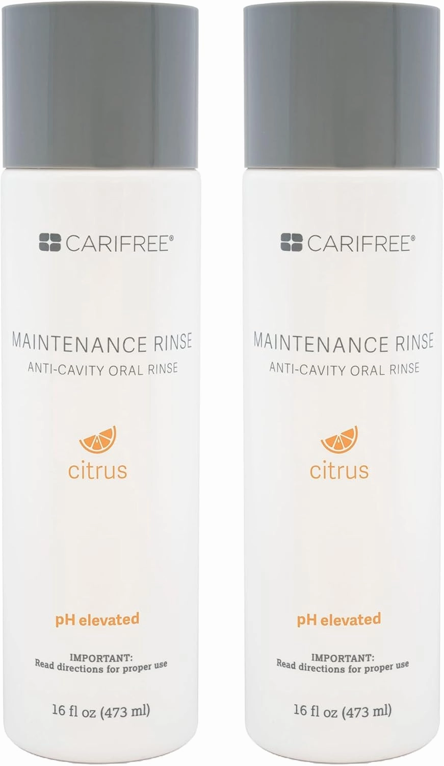 CariFree Maintenance Rinse (16 Fl Oz (Pack of 2), Citrus)