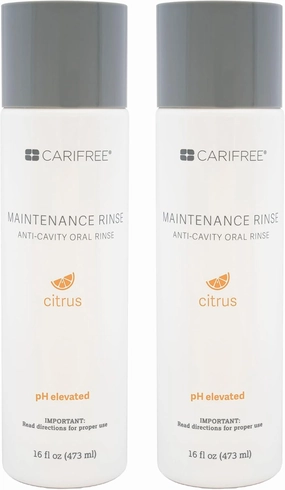 CariFree Maintenance Rinse (16 Fl Oz (Pack of 2), Citrus)