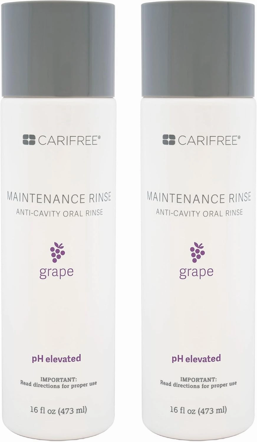 CariFree Maintenance Rinse (16 Fl Oz (Pack of 2), Grape)