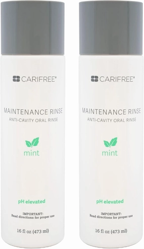 CariFree Maintenance Rinse (16 Fl Oz (Pack of 2), Mint)