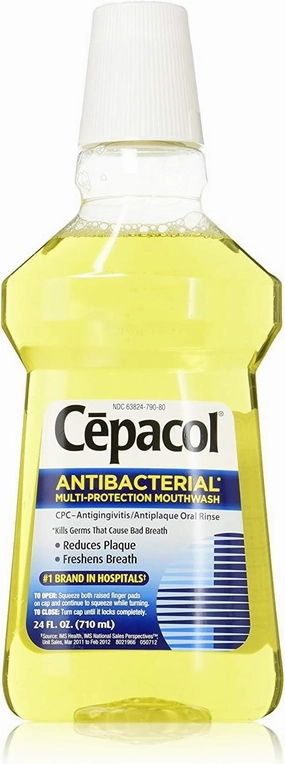 Cepacol Antibacterial Multi-Protection Mouthwash 24 oz (Pack of 6)