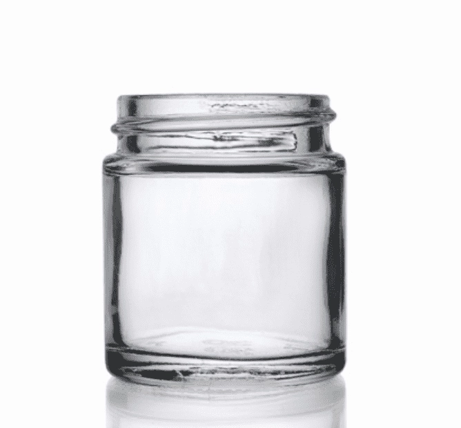 Clear Glass Ointment Jar with Aluminium Cap