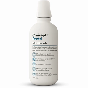 Clinisept  Dental Mouthwash - 400ml with Integrated Cup (For Home Use)