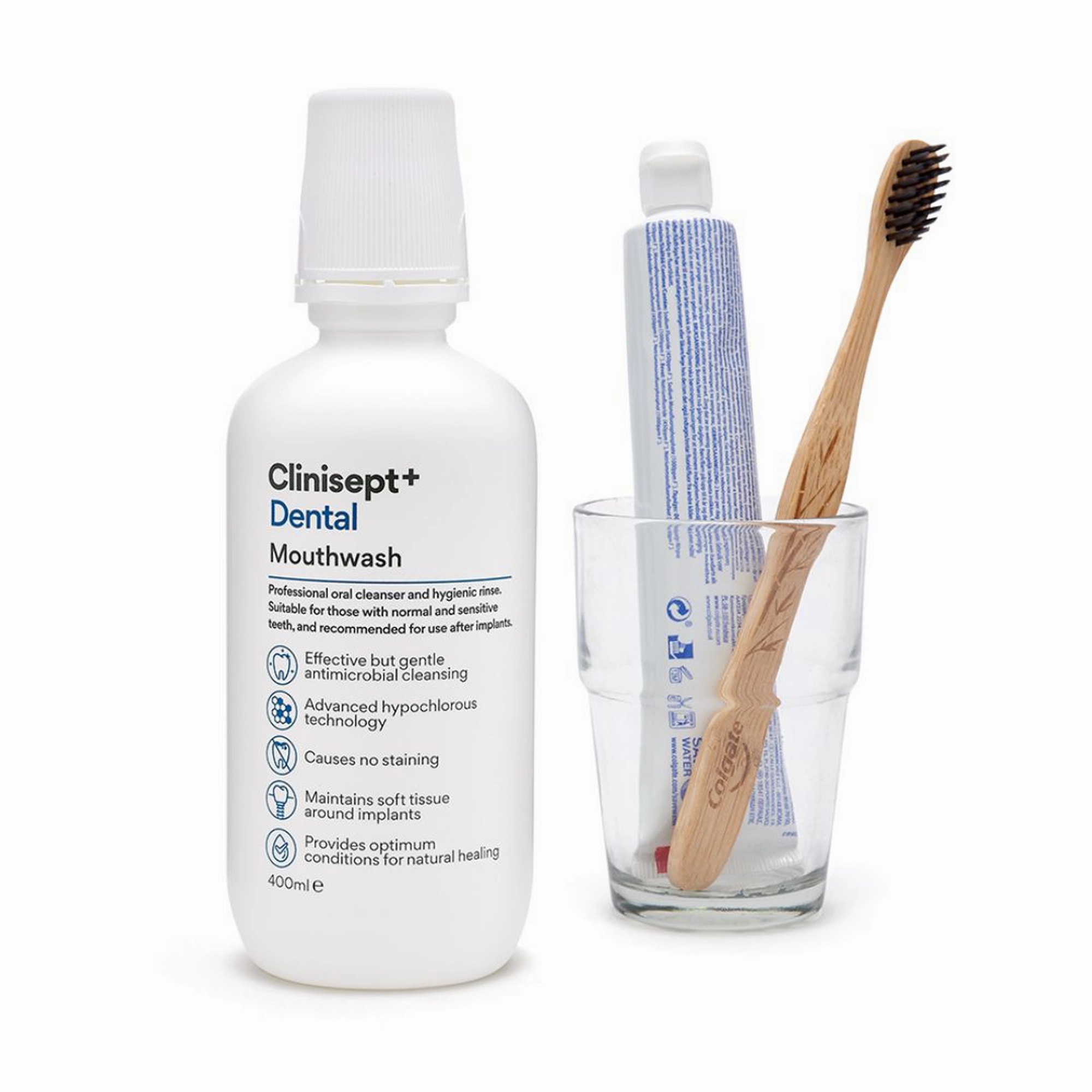 Clinisept  Dental Mouthwash - 400ml with Integrated Cup (For Home Use)