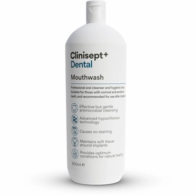 Clinisept  Dental Mouthwash - 600ml Bottle (For Professional Use)