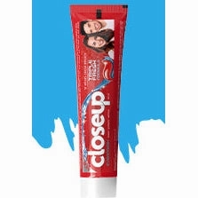 CLOSE UP Triple Fresh Gel Toothpaste, for 12 hours fresh breath, Menthol Fresh, with antibacterial mouthwash & microshine crystals, 75ml x 4