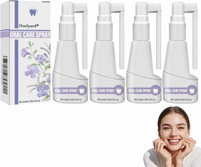 Clove Oil Oral Care Spray,Clove mouthwash,Clove Oil for Teeth and Gums (4PCS)