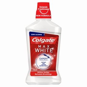 Colgate Max White Expert Whitening Mouthwash 500ml