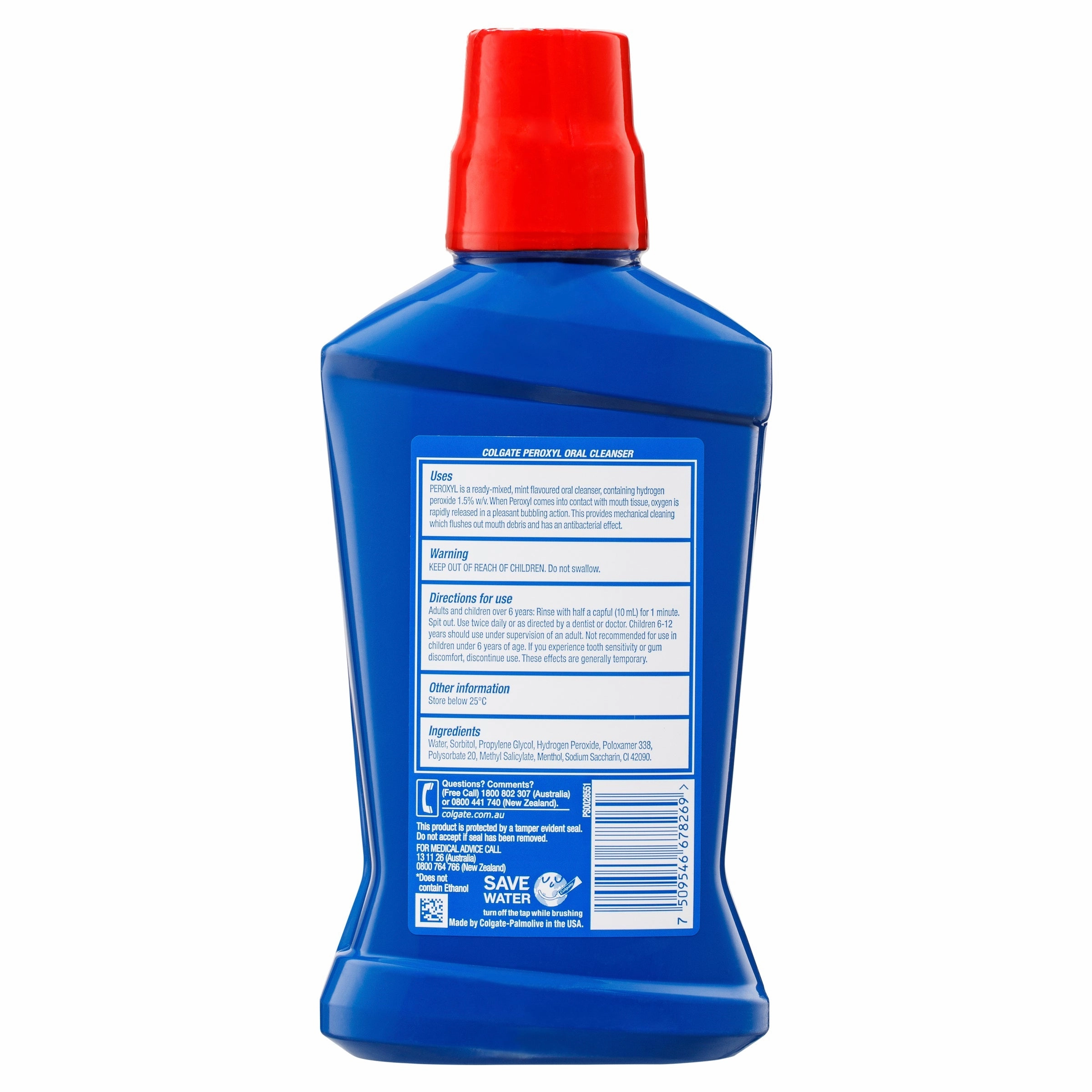COLGATE PEROXYL RINSE ALCOHOL FREE 473ML