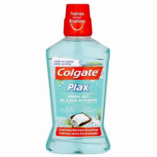 Colgate Plax Mouthwash Herbal Salt - Alcohol Free - 500ml