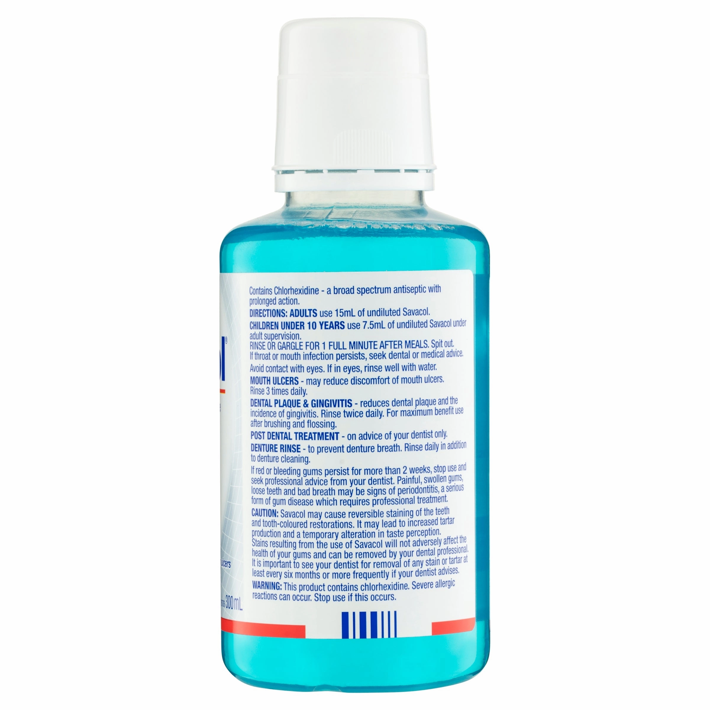 Colgate Savacol Mouthwash Fresh Mint 300mL
