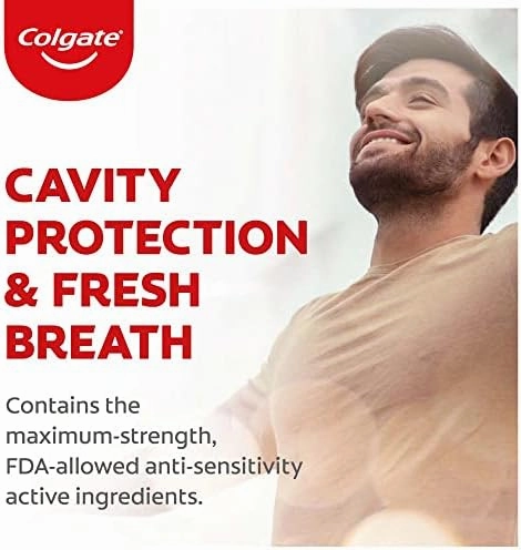 Colgate Sensitive Everyday Protection Toothpaste, Combo Pack of 160g (80g X 2), Specifically Developed for Sensitive Teeth & Healthy Gums, Colgate Toothpaste for Prevention of Cavities & Plaque