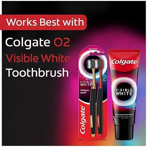 Colgate Visible White O2, Teeth Whitening Toothpaste (50g/1.7oz)