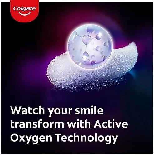 Colgate Visible White O2, Teeth Whitening Toothpaste (50g/1.7oz)