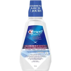 Crest 3D White Multi-Care Whitening Rinse, Glamorous White, Fresh M...
