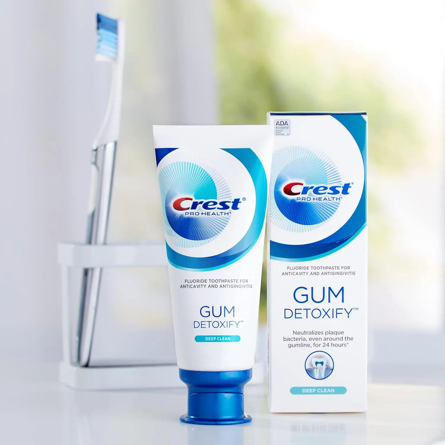 Crest Toothpaste Gum Detoxify Deep Clean, 4.1 Oz (Pack of 3)