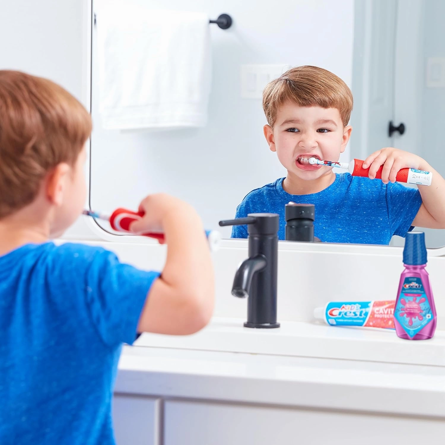 Crest Kid's Anticavity Fluoride Rinse, Bubblegum Rush, Pack of 4
