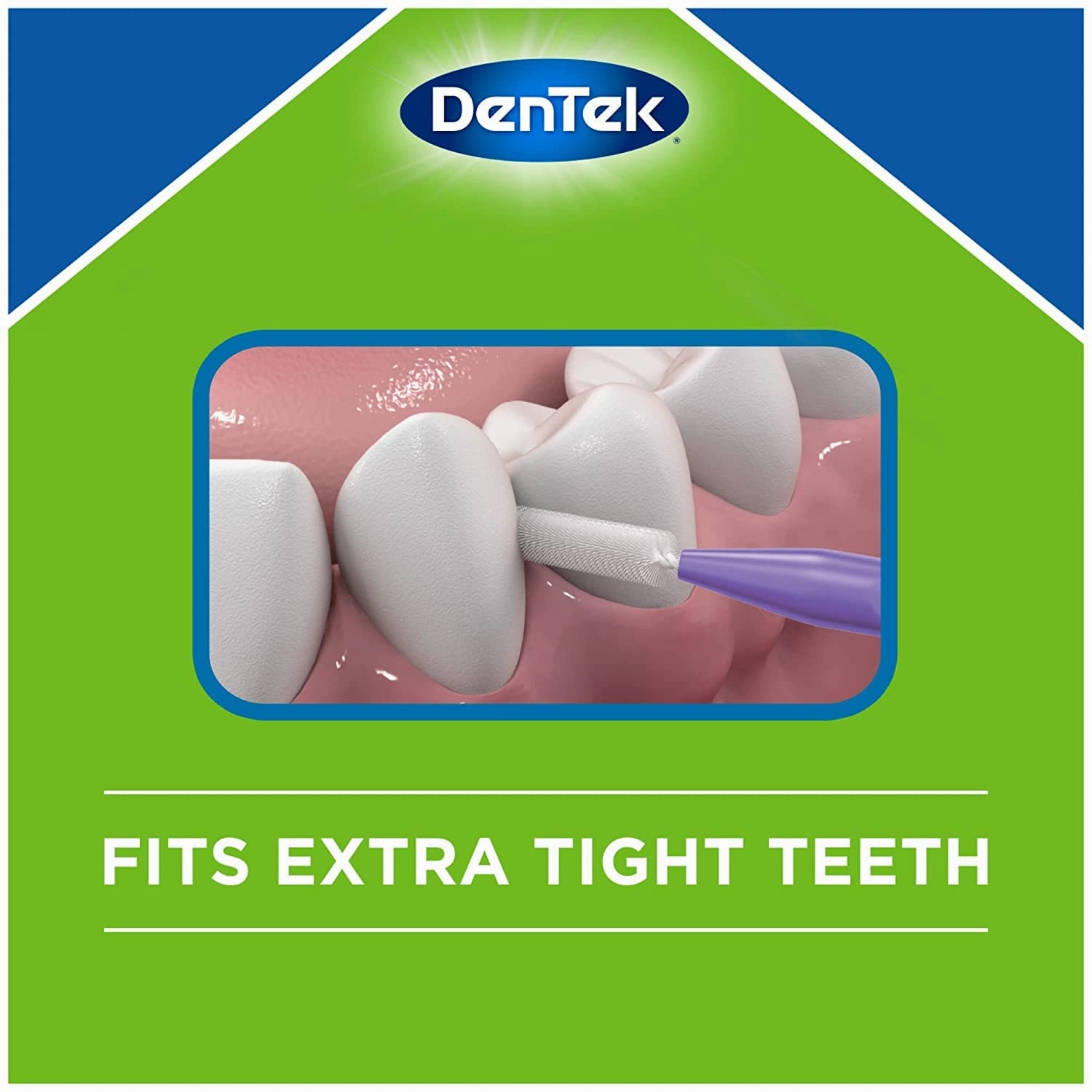 DenTek Slim Brush Interdental Cleaners | Slim Brush for Extra Tight spaces | 32-Count | 1-Pack