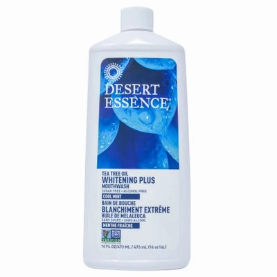 Desert Essence Mouthwash, Tea Tree Oil, Whitening Plus