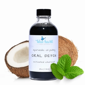 Detox Oil Pulling Mouthwash - Activated Charcoal