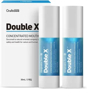DOCSMEDI Double X Mouthwash Concentrate/Gum Health Support/Propolis Extract/Xylitol/Alcohol-Free