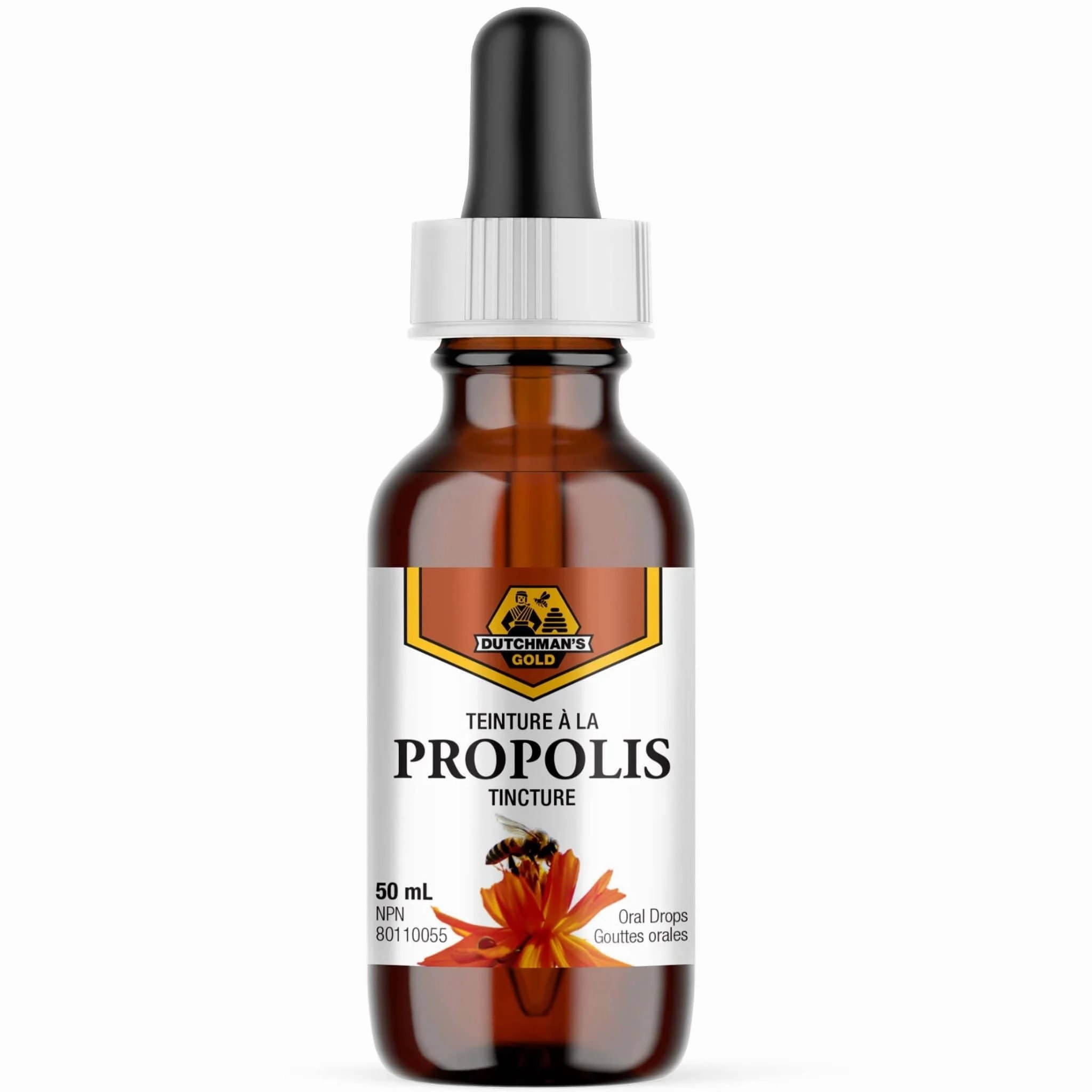 Dutchman's Gold Propolis Tincture, with Alcohol, 50ml