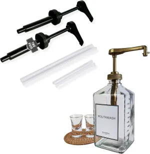 eBun Mouthwash Dispenser & Gallon Pump Dispenser Bundle