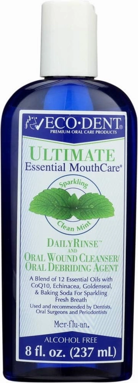 Eco-Dent Mouthwashes & Rinses Sparkling Clean Mint Daily Rinse 8 fl. oz. (a) - 2pc