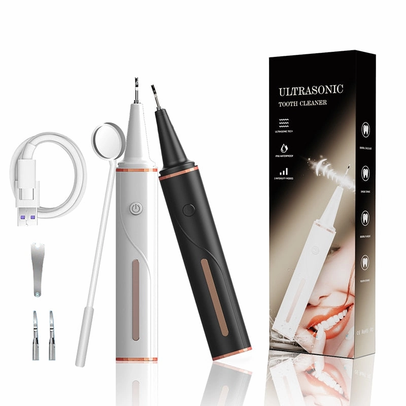 Electric Ultrasonic Dental Calculus Remover Visible Wifi Bluetooth Irrigator USB Rechargeable Teeth Whitening Scaler for Home
