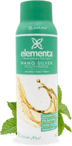 Elementa Silver - Adult Mouth Rinse 20 fl oz. - Wintermint