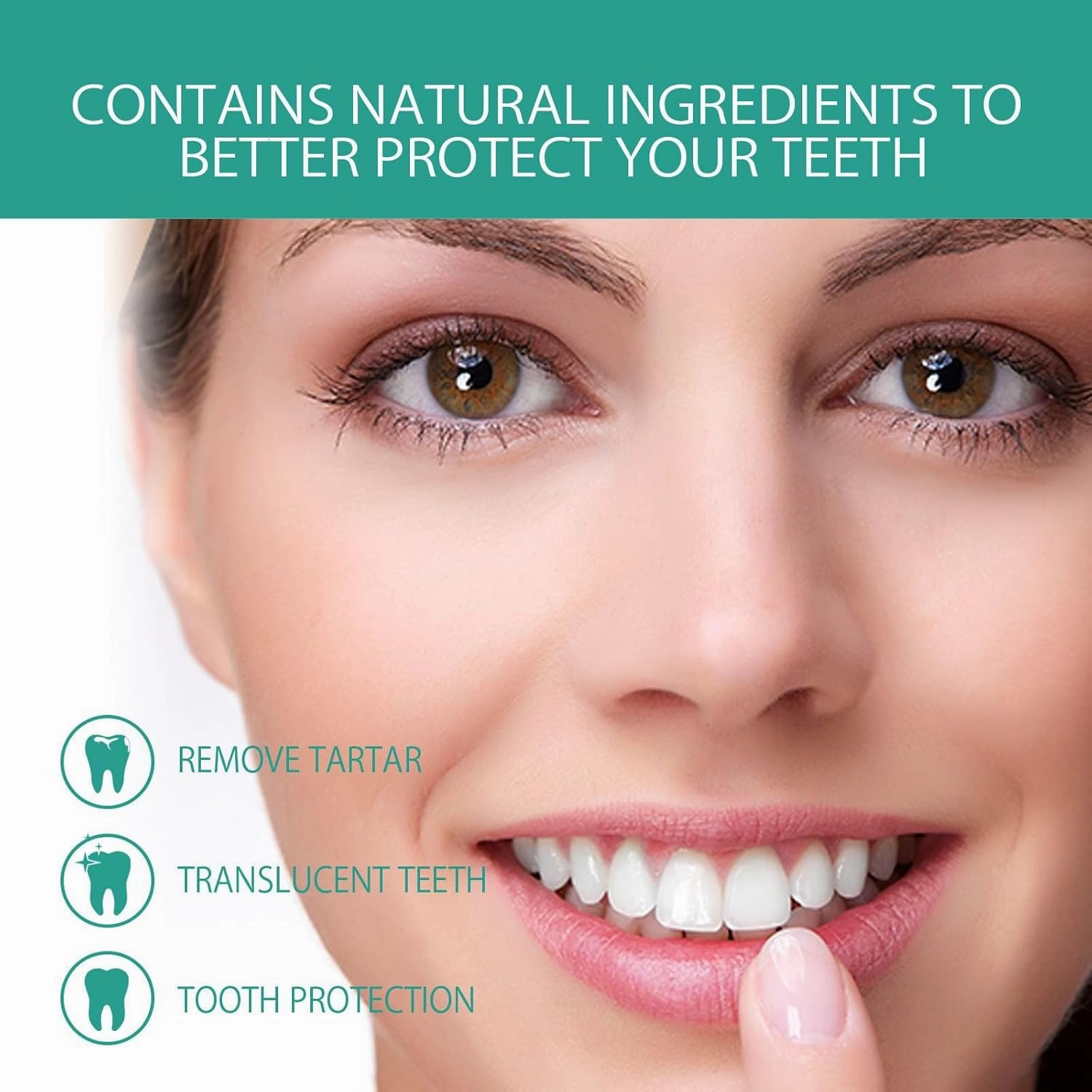 Foam Toothpaste, Teeth Whitening Toothpaste, Whitening Foaming Toothpaste, Teeth Whitening Foam, Peppermint & Propolis, for White Teeth & Fresh Breath (2.11 fl oz, 3)