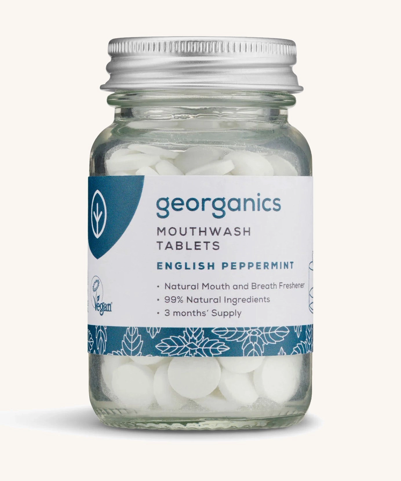 Georganics Mouthwash Tablets - Peppermint