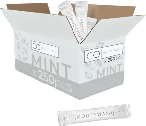 GMW Collection Travel Size Mouthwash Packets - Individual Mini Mouthwash Packets for Fresh Breath - Perfect Travel Size Toiletries for Guest Bathrooms - Alternative to Breath Strips and Breath Spray