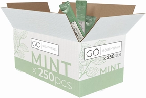 Go Mouthwash Bulk (Mint, 250 Packets)