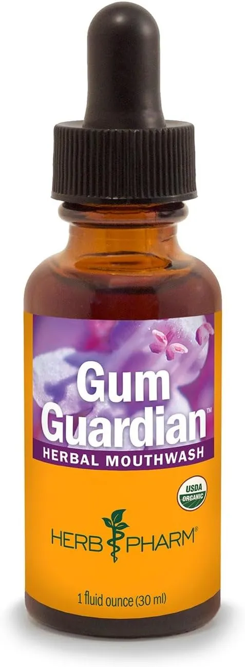 Herb Pharm Gum Guardian Herbal Mouthwash for Healthy Mouth and Gums - 4 Ounce