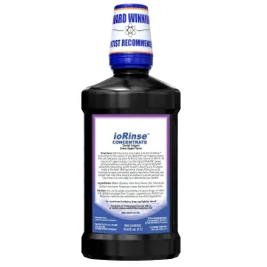 ioRinse Concentrated Irrigant with Active Molecular Iodine, Alcohol-Free Dental Irrigant, for use with Waterpik Water Flossers, and All Other Oral Irrigation Devices