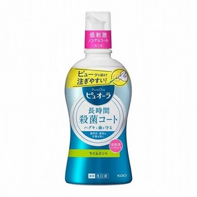 Kao Pyuora Non-alcoholic Mouth Mouthwash 420ml - Lime Mint