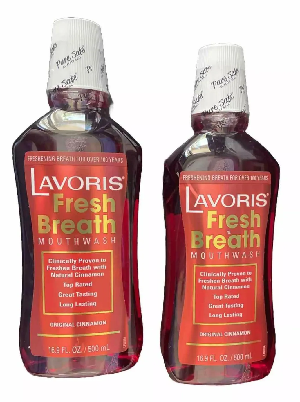 Lavoris Mouthwash, Original Cinnamon 15 fl oz /444 ml (Pack of 2)