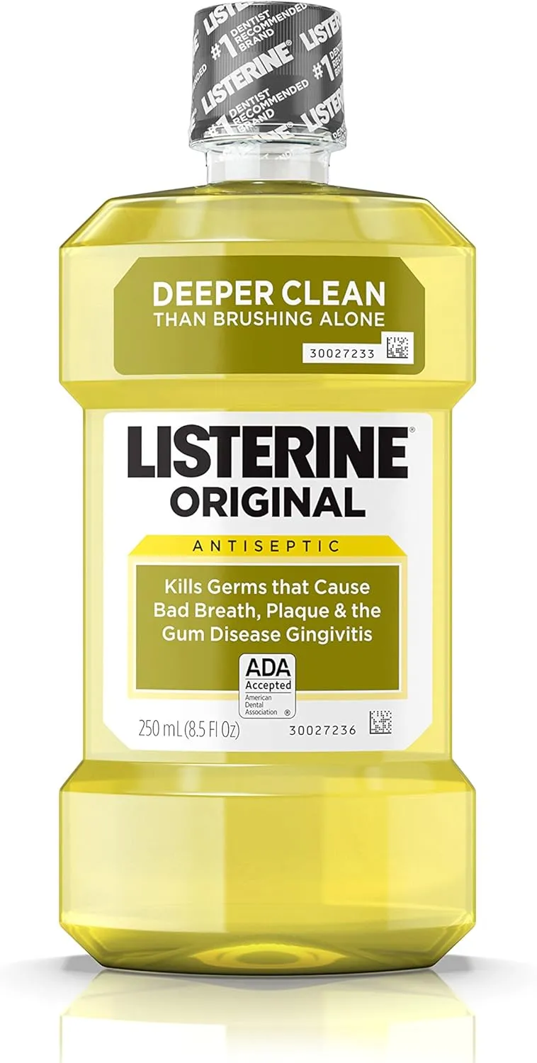 Listerine Antiseptic Adult Mouthwash - Original, 250 ML (Pack of 12)