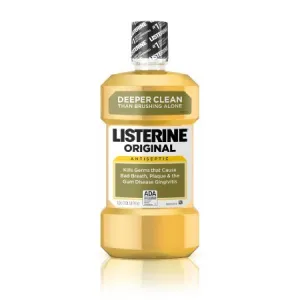 Listerine Original Oral Care Antiseptic Mouthwash with Germ-Killing Formula to Fight Bad Breath, Plaque and Gingivitis, 500 mL (Pack of 4)